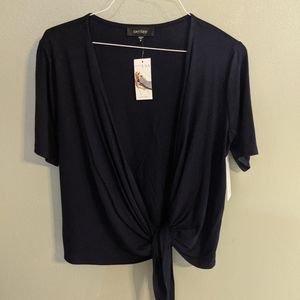 Short Sleeve Wrap Top
